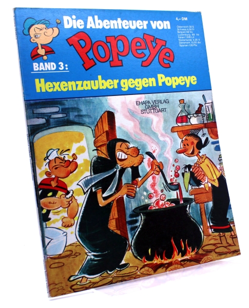 Die Abenteuer von Popeye Comic Album Nr. 3: Hexenzauber gegen Popeye von Ehapa